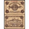 Allemagne - Notgeld - Aschaffenburg - 5 mark - 1918 - Etat : TTB+