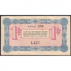 Annecy - Pirot 10-5 - 1 franc - Série 173 - 14/03/1916 - Etat : TTB