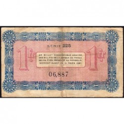 Annecy - Pirot 10-12 - 1 franc - R. 2e Série 225 - 24/10/1917 - Etat : TB