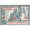 Béziers - Pirot 27-19 - 50 centimes - Série MD 12.66 - 04/12/1916 - Etat : SPL+