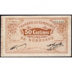 Bordeaux - Pirot 30-4 - 50 centimes - Série A - 1914 - Etat : TTB+