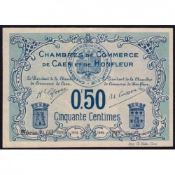 Caen & Honfleur - Pirot 34-4 - 50 centimes - Série 003 - 1915 - Etat : SPL
