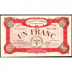 Chartres (Eure-et-Loir) - Pirot 45-10 - 1 franc - 03/1920 - Etat : SPL