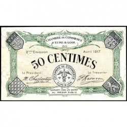 Chartres (Eure-et-Loir) - Pirot 45-5 - 50 centimes - 04/1917 - Etat : SPL