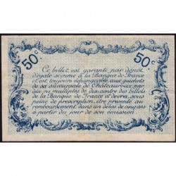 Chateauroux - Pirot 46-14 - 50 centimes - Série F - 06/01/1916 - Etat : TTB+