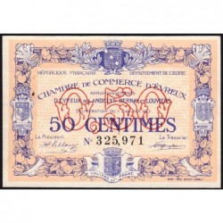 Evreux (Eure) - Pirot 57-10 - 50 centimes - 11/01/1917 - Etat : SUP+