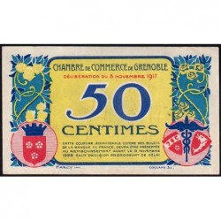 Grenoble - Pirot 63-11 - 50 centimes - Série BF - 08/11/1917 - Etat : SUP
