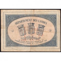 Mont-de-Marsan - Pirot 82-8 - 1 franc - Série TTT - 01/12/1914 - Etat : TB
