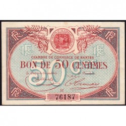 Nantes - Pirot 88-3 - 50 centimes - Série A - Sans date - Etat : TTB+