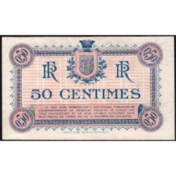 Narbonne - Pirot 89-12 - 50 centimes - Série L - 12/07/1917 - Etat : SPL+