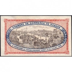 Roanne - Pirot 106-12 - 1 franc - Série 031 - 18/07/1917 - Etat : SUP