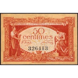 Saint-Etienne - Pirot 114-6 - 50 centimes - Sans Série - 12/01/1921 - Etat : SUP+