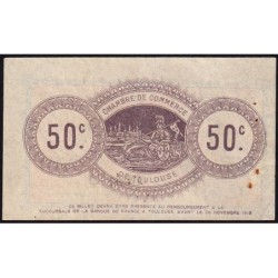 Toulouse - Pirot 122-8 - 50 centimes - Série 2 - 06/11/1914 - Etat : TTB+