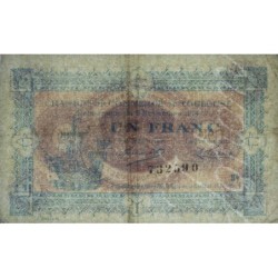 Toulouse - Pirot 122-14 variété - 1 franc - Série 5 - 06/11/1914 - Etat : TB+