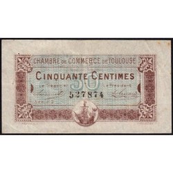 Toulouse - Pirot 122-22 - 50 centimes - Série 2 - 20/06/1917 - Etat : TB+