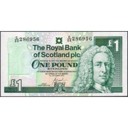 Ecosse - Pick 351e_2 - 1 pound sterling - Série C/88 - 01/10/2001 - Etat : NEUF