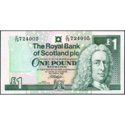 Ecosse - Pick 351d - 1 pound sterling - Série C/79 - 30/03/1999 - Etat : NEUF