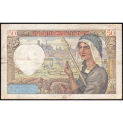 F 19-01 - 13/06/1940 - 50 francs - Jacques Coeur - Série P.2 - Etat : TB+