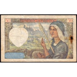 F 19-06 - 13/02/1941 - 50 francs - Jacques Coeur - Série L.40 - Etat : TB-