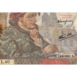 F 19-06 - 13/02/1941 - 50 francs - Jacques Coeur - Série L.40 - Etat : TB-