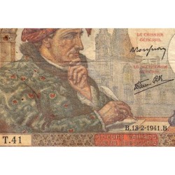 F 19-06 - 13/02/1941 - 50 francs - Jacques Coeur - Série T.41 - Etat : TB-