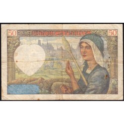 F 19-06 - 13/02/1941 - 50 francs - Jacques Coeur - Série W.41  (remplacement) - Etat : TB