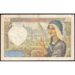 F 19-09 - 24/04/1941 - 50 francs - Jacques Coeur - Série G.71 - Etat : TTB