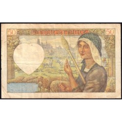 F 19-12 - 17/07/1941 - 50 francs - Jacques Coeur - Série S.92 - Etat : TB