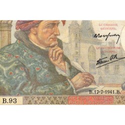 F 19-12 - 17/07/1941 - 50 francs - Jacques Coeur - Série B.93 - Etat : SUP-