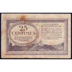 Nord et Pas-de-Calais - Pirot 94-3a - Série E4 - 25 centimes - Etat : B+