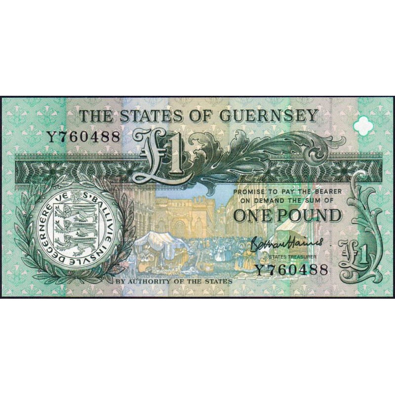 Guernesey - Pick 52d - 1 pound - Série Y - 2016 - Etat : NEUF