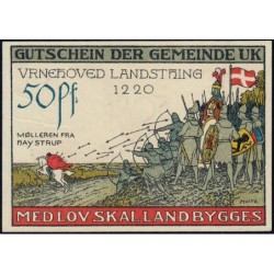 Danemark - Notgeld - Commune de Uge - 50 pfennig - 1920 - Etat : NEUF