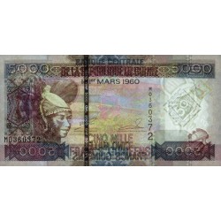 Guinée - Pick 44b - 5'000 francs guinéens - Série MO - 01/03/2010 - Commémoratif - Etat : NEUF