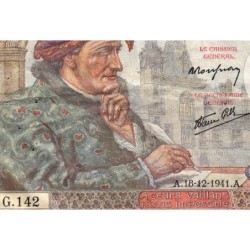 F 19-17 - 18/12/1941 - 50 francs - Jacques Coeur - Série G.142 - Etat : TB+