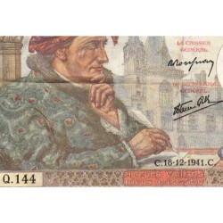 F 19-17 - 18/12/1941 - 50 francs - Jacques Coeur - Série Q.144 - Etat : TTB