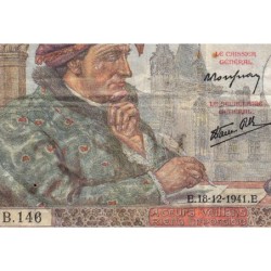 F 19-17 - 18/12/1941 - 50 francs - Jacques Coeur - Série B.146 - Etat : TB
