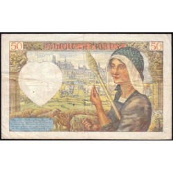 F 19-17 - 18/12/1941 - 50 francs - Jacques Coeur - Série Q.149 - Etat : TB+