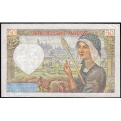 F 19-17 - 18/12/1941 - 50 francs - Jacques Coeur - Série F.150 - Etat : TTB