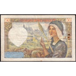 F 19-18 - 08/01/1942 - 50 francs - Jacques Coeur - Série D.161 - Etat : TB+