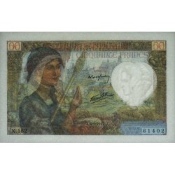 F 19-18 - 08/01/1942 - 50 francs - Jacques Coeur - Série K.162 - Etat : NEUF