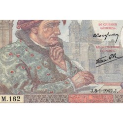 F 19-18 - 08/01/1942 - 50 francs - Jacques Coeur - Série M.162 - Etat : SUP-