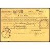 Italie - Mandat Carte - 6 lire 50 centesimi - 29/04/1893 - Etat : SUP