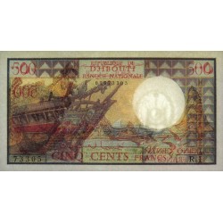 Djibouti - Pick 36a - 500 francs - Série R.1 - 1979 - Etat : pr.NEUF