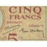 Madagascar - Pick 35b - 5 francs - Série Y.2795 - 1937 - Etat : B+