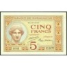 Madagascar - Pick 35b - 5 francs - Série E.2475 - 1937 - Etat : pr.NEUF