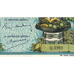 Madagascar - Pick 36b - 10 francs - Série Q.1269 - 1937 - Etat : SUP