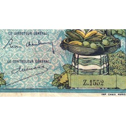 Madagascar - Pick 36b - 10 francs - Série Z.1552 - 1937 - Etat : TB-