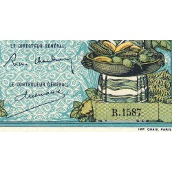 Madagascar - Pick 36b - 10 francs - Série R.1587 - 1937 - Etat : SUP+
