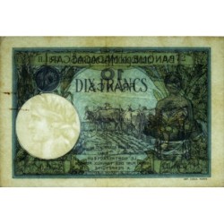 Madagascar - Pick 36c - 10 francs - Série H.1835 - 1948 - Etat : TB+