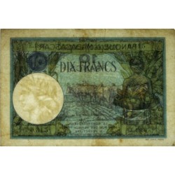 Madagascar - Pick 36c - 10 francs - Série E.1886 - 1948 - Etat : TB